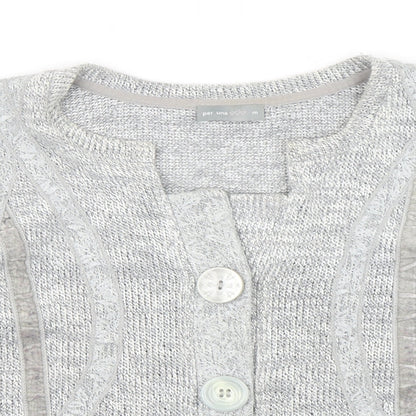 Womens UK Size M Per Una Grey Cardigan Jumper