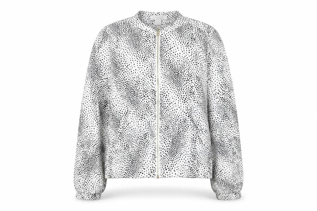 Womens UK Size 8 H&M Multicoloured Bomber Jacket