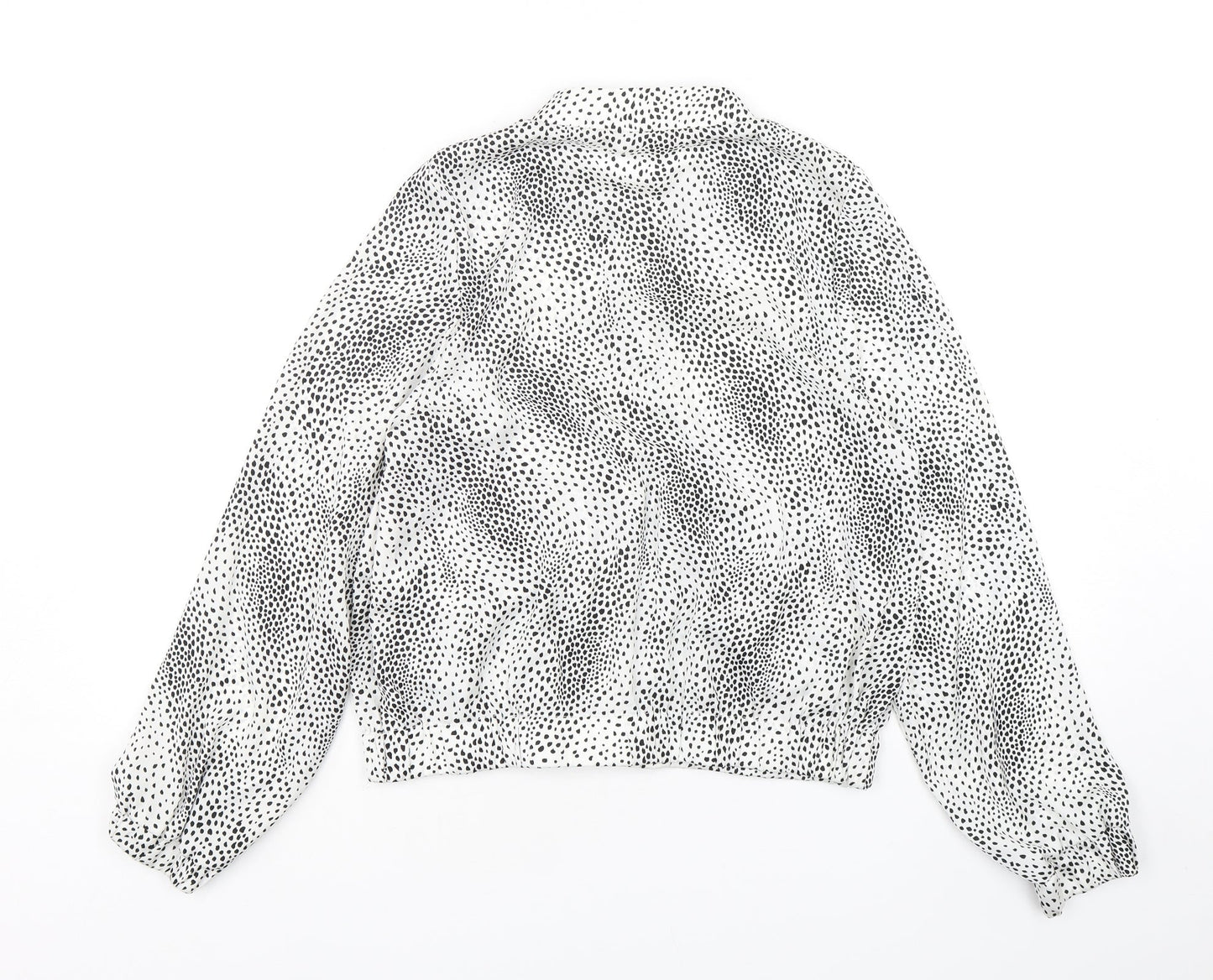 H&M Womens Multicoloured Animal Print  Bomber Jacket Jacket Size 8