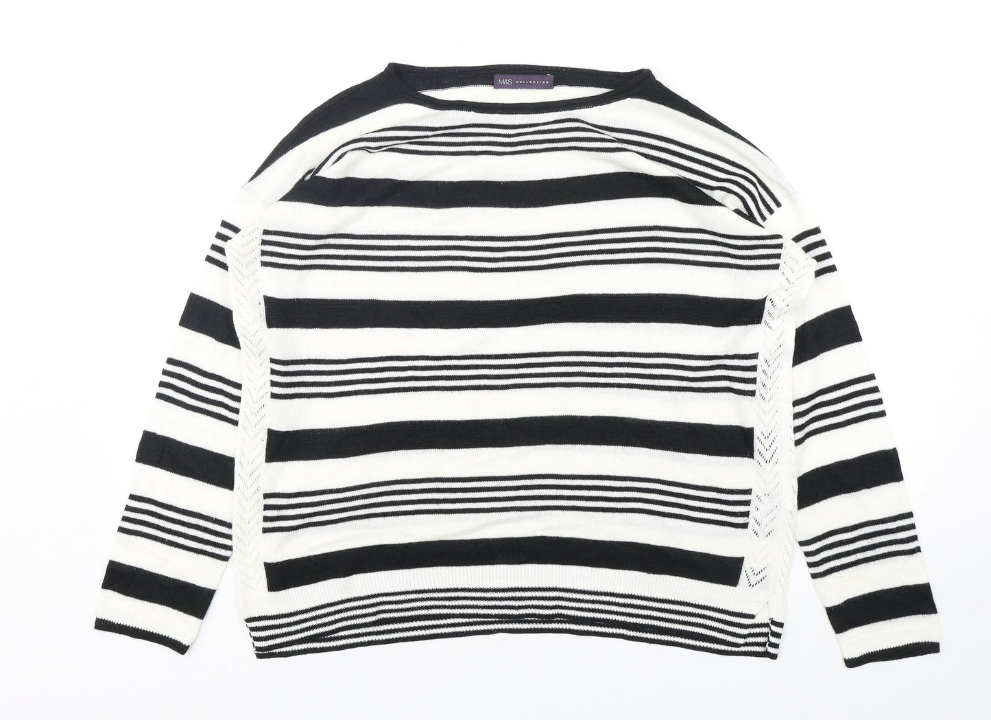 Womens UK Size 14 Marks and Spencer Multicoloured Pullover Jumper