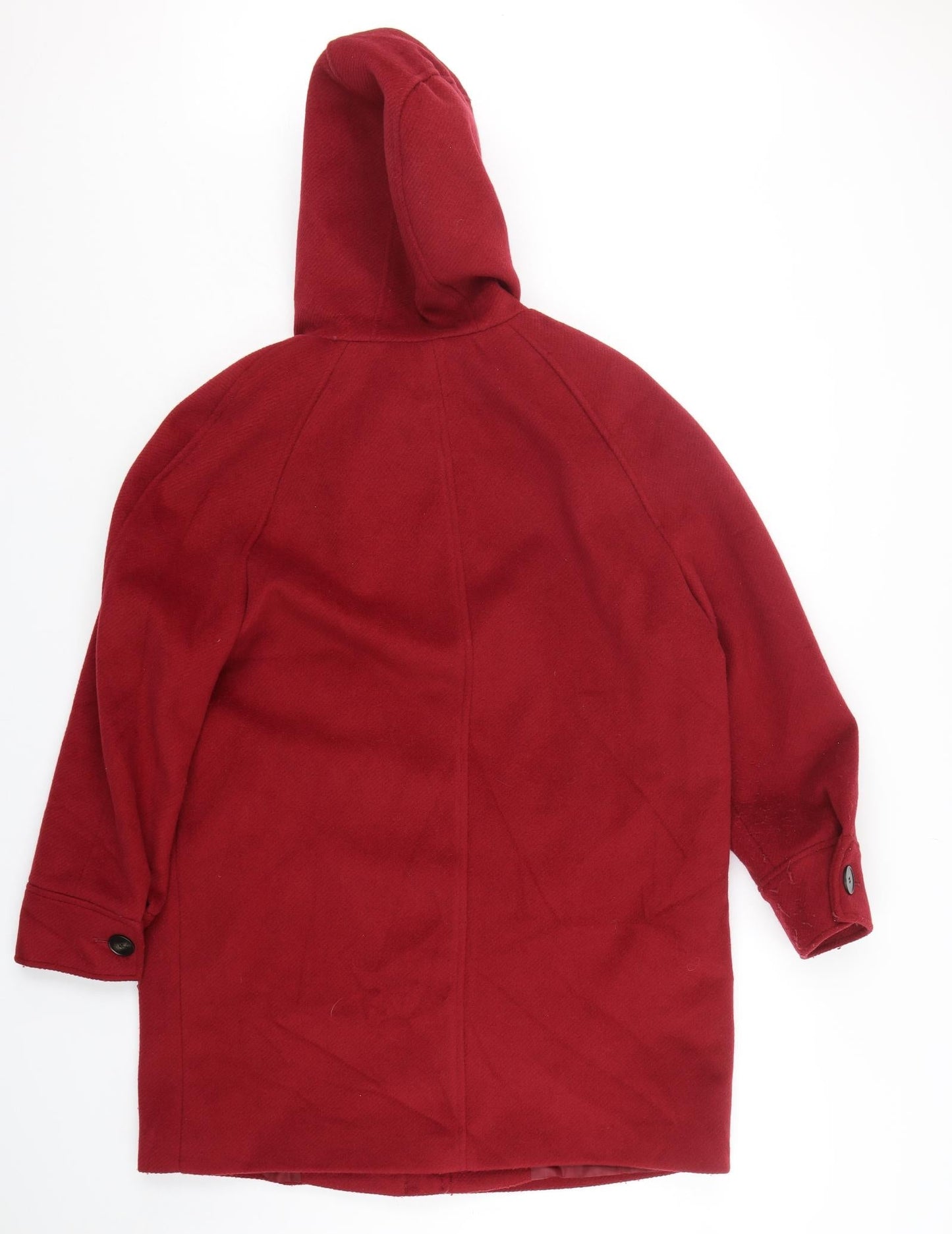 Womens UK Size 14 Marks and Spencer Red Overcoat
