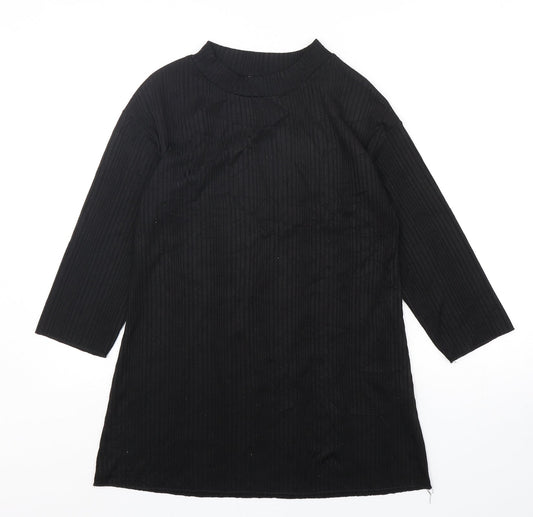 Womens UK Size 10 Papaya Black Pullover Jumper