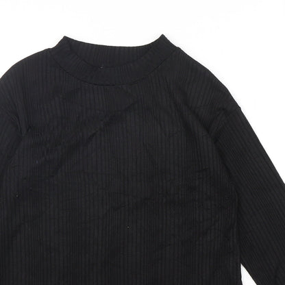Womens UK Size 10 Papaya Black Pullover Jumper