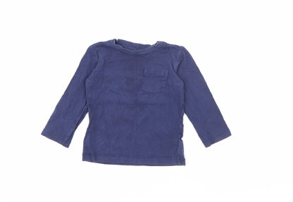 MNexty Baby Blue  Cotton Pullover T-Shirt Size 12-18 Months Crew Neck