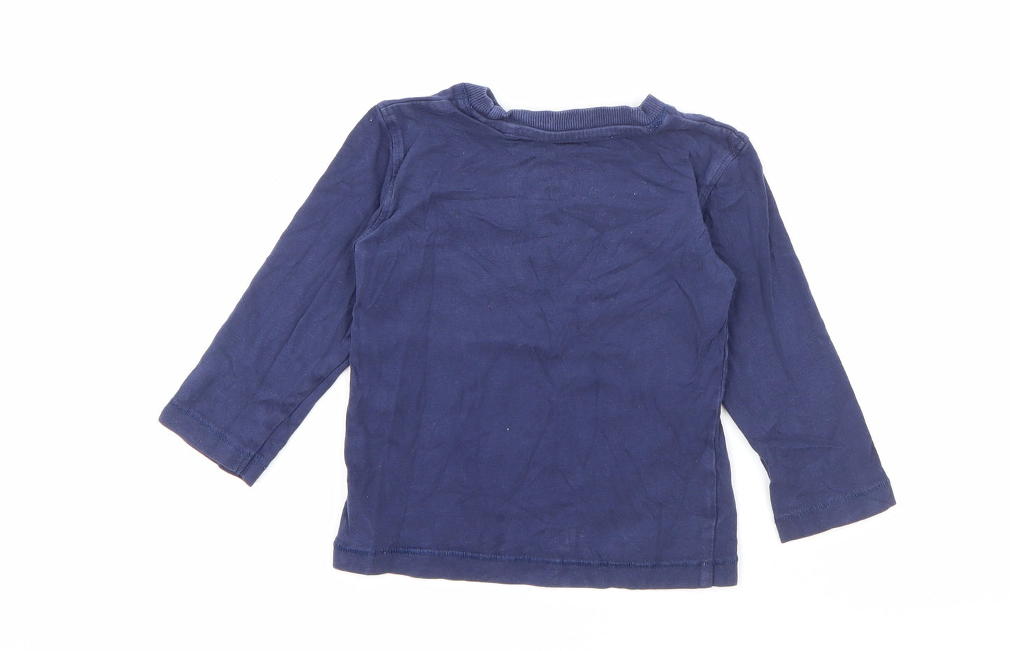 MNexty Baby Blue  Cotton Pullover T-Shirt Size 12-18 Months Crew Neck
