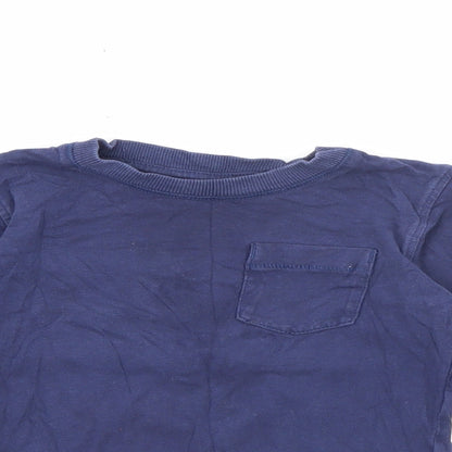 MNexty Baby Blue  Cotton Pullover T-Shirt Size 12-18 Months Crew Neck