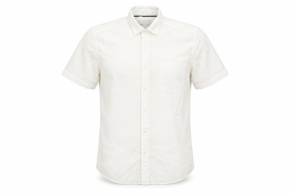 Mens UK Size S Topman Ivory  Button-Up Long Sleeve Casual Shirt