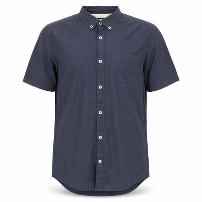River Island Mens Blue  Cotton  Button-Up Size S Collared Button