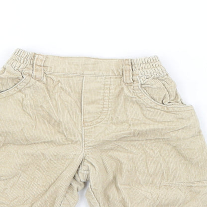 Marks and Spencer Baby Beige  Cotton Capri Trousers Size 3-6 Months