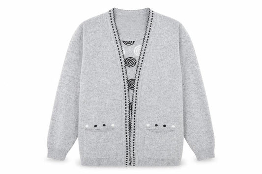 Womens UK Size S Envy Grey Pullover Jumper