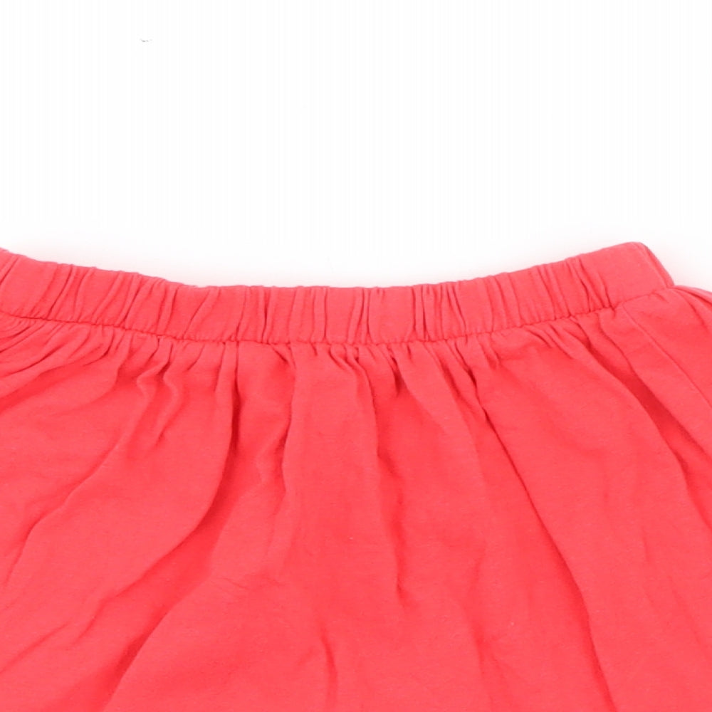 RTR Girls Red  Cotton Flare Skirt Size 4 Years  Regular