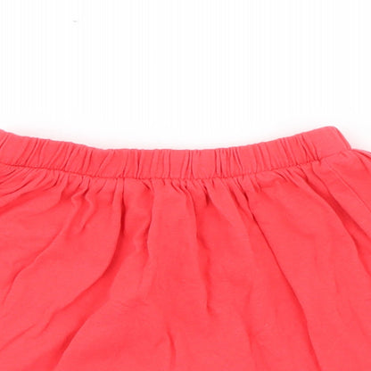 RTR Girls Red  Cotton Flare Skirt Size 4 Years  Regular