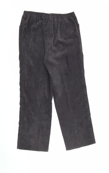 Womens UK Size 10 Afibel Regular Fit  Purple Trousers