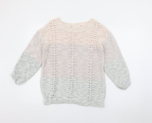 Womens UK Size 12 Dorothy Perkins Pink Pullover Jumper