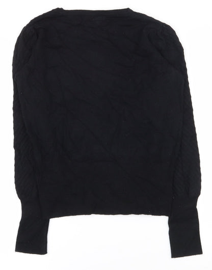 Womens UK Size 8 Marks and Spencer Black Pullover Jumper