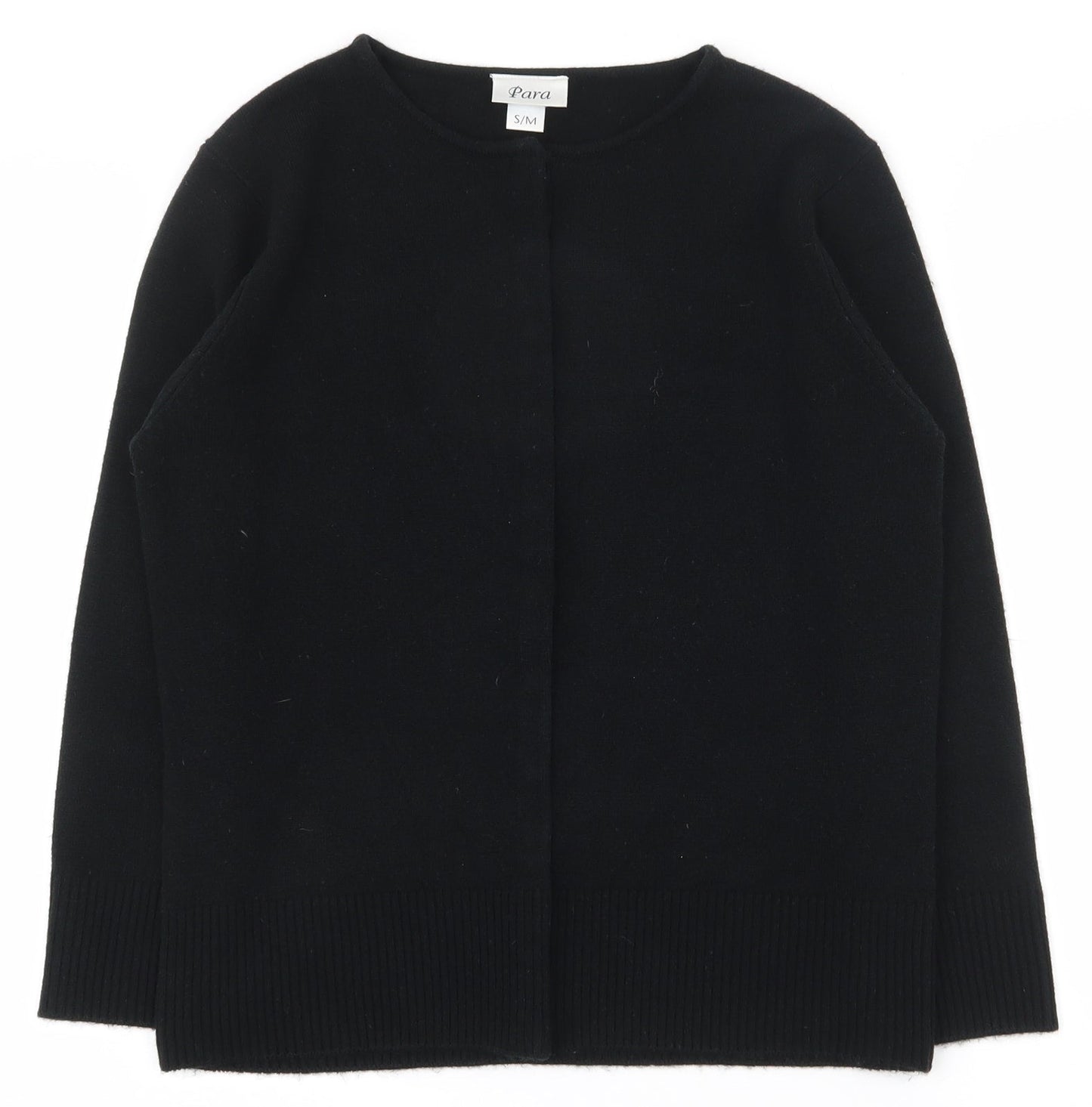 Womens UK Size S Mackays Black Cardigan Jumper