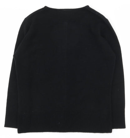 Womens UK Size S Mackays Black Cardigan Jumper
