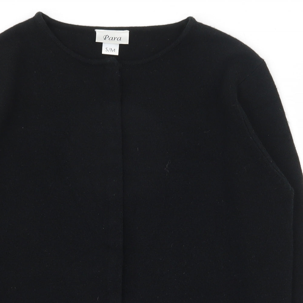 Womens UK Size S Mackays Black Cardigan Jumper