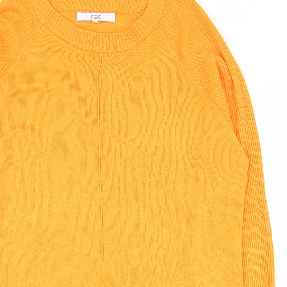 Womens UK Size S NEXT Orange Pullover Jumper