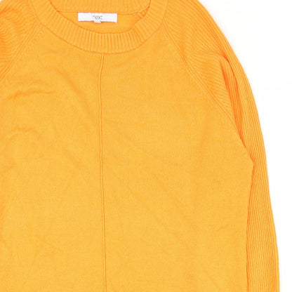 Womens UK Size S NEXT Orange Pullover Jumper