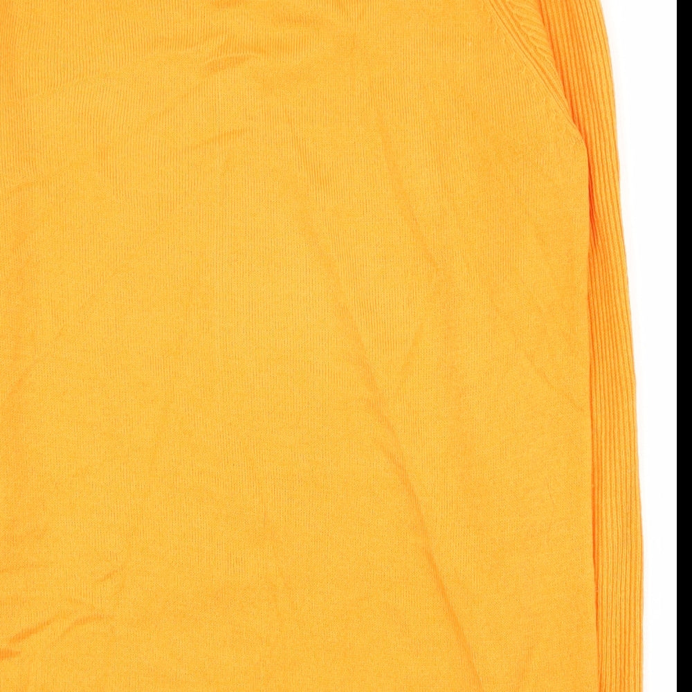 Womens UK Size S NEXT Orange Pullover Jumper