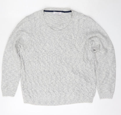 Womens UK Size  Per Una Grey Pullover Jumper
