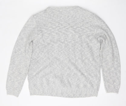 Womens UK Size  Per Una Grey Pullover Jumper