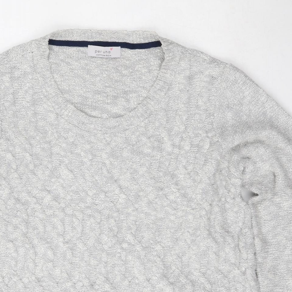 Womens UK Size  Per Una Grey Pullover Jumper