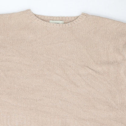 Womens UK Size M Papaya Pink Pullover Jumper