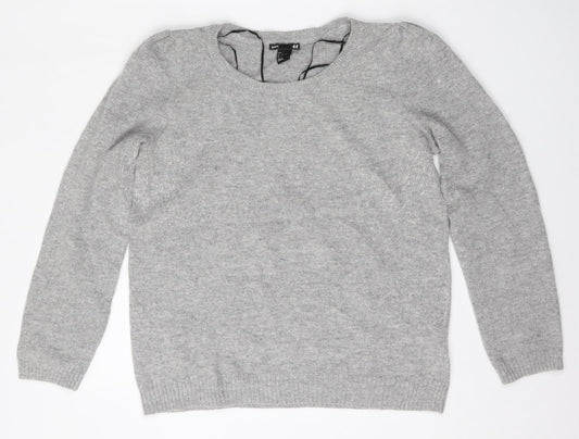 Womens UK Size L H&M Grey Pullover Jumper