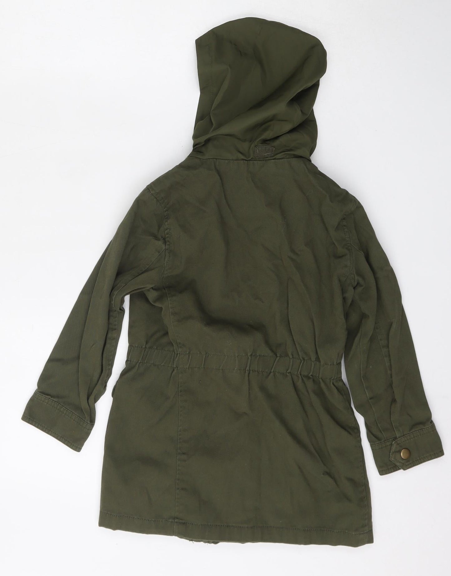 Matalan Girls Green   Anorak Jacket Size 7 Years