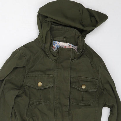 Matalan Girls Green   Anorak Jacket Size 7 Years