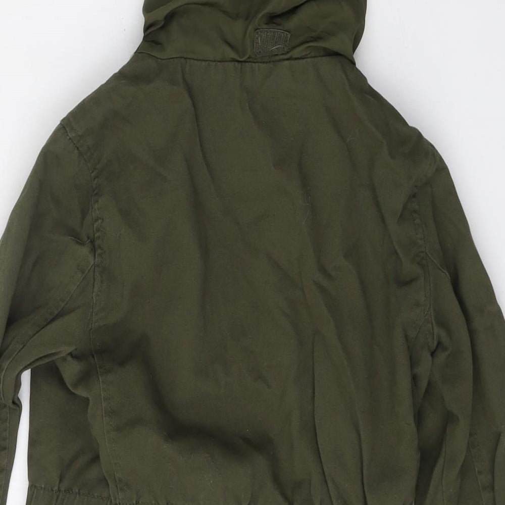 Matalan Girls Green   Anorak Jacket Size 7 Years