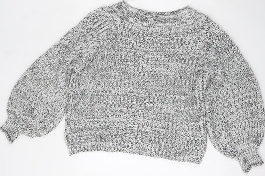 Womens UK Size M New Look Multicoloured Pullover Jumper