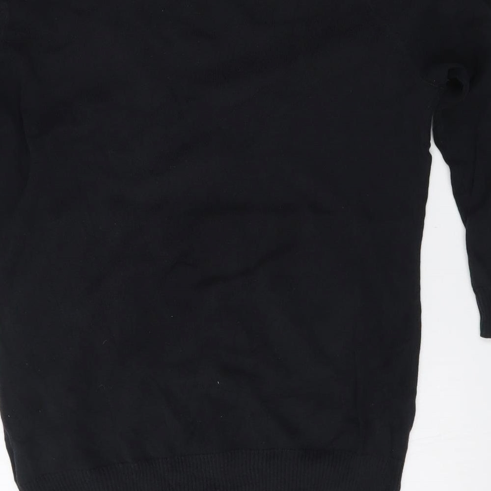 Womens UK Size M H&M Black Cardigan Jumper