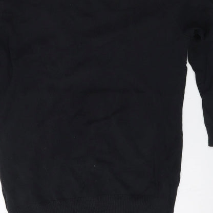 Womens UK Size M H&M Black Cardigan Jumper