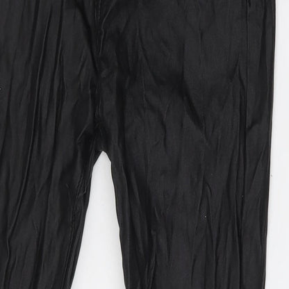 Denim Club Womens Black  Polyamide Skinny Jeans Size 14 L27 in Regular Zip
