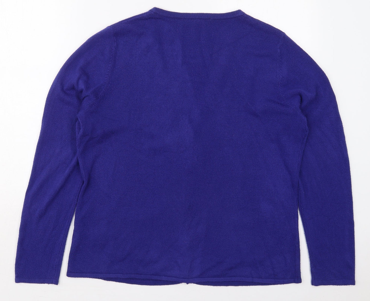 Womens UK Size 16 Bonmarché Blue Cardigan Jumper