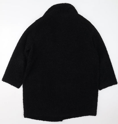 F&F Womens Black   Pea Coat Coat Size 16  Button