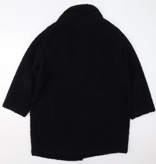 F&F Womens Black   Pea Coat Coat Size 16  Button