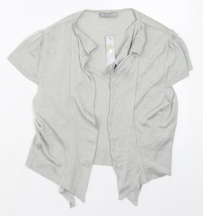 Womens UK Size 14 Per Una Grey Cardigan Jumper