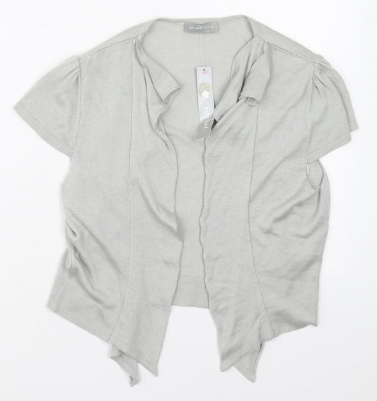 Womens UK Size 14 Per Una Grey Cardigan Jumper