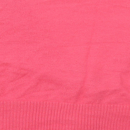Womens UK Size 14 Marks and Spencer Pink Cardigan Jumper