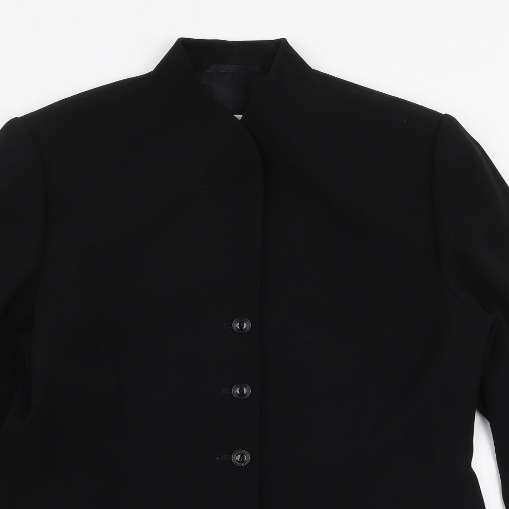 Gerry Weber Womens Black   Jacket Blazer Size 12  Button