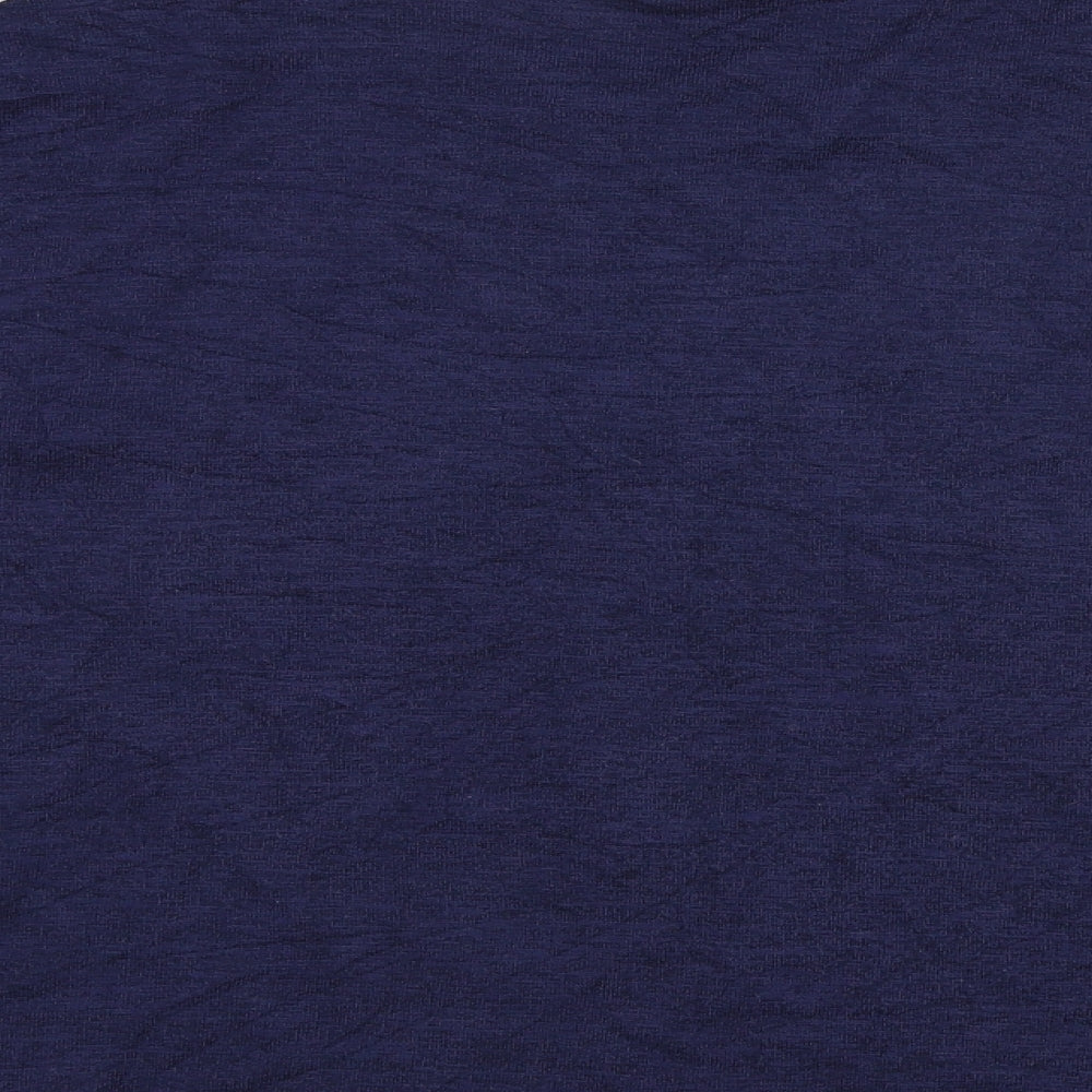 Gap Womens Blue Round Neck  Polyester Pullover Jumper Size XL