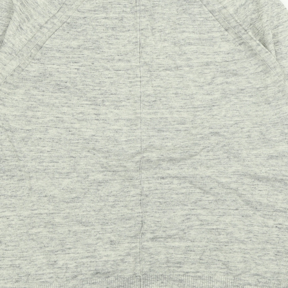 Gap Mens Grey Crew Neck  Cotton Pullover Jumper Size S