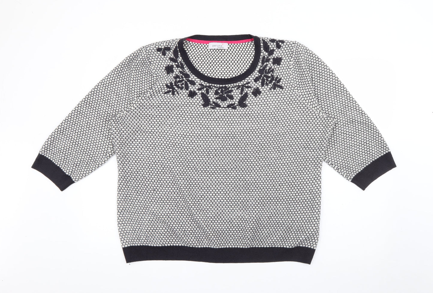 Womens UK Size 18 Per Una White Pullover Jumper