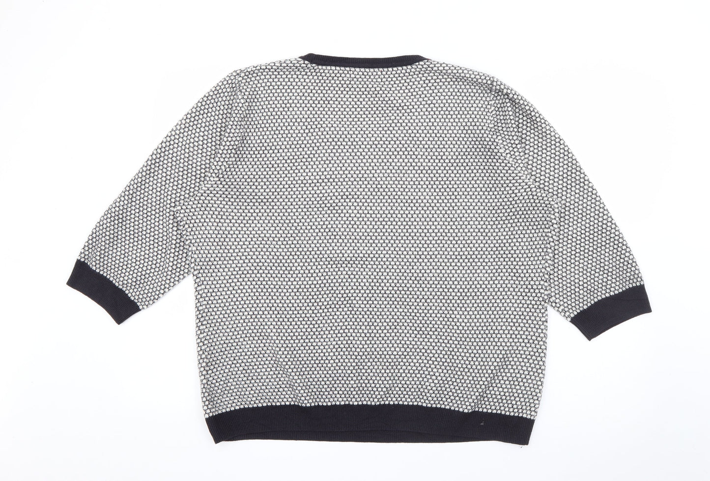 Womens UK Size 18 Per Una White Pullover Jumper