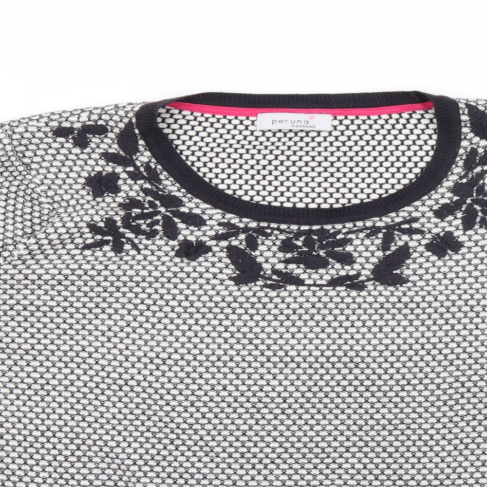 Womens UK Size 18 Per Una White Pullover Jumper