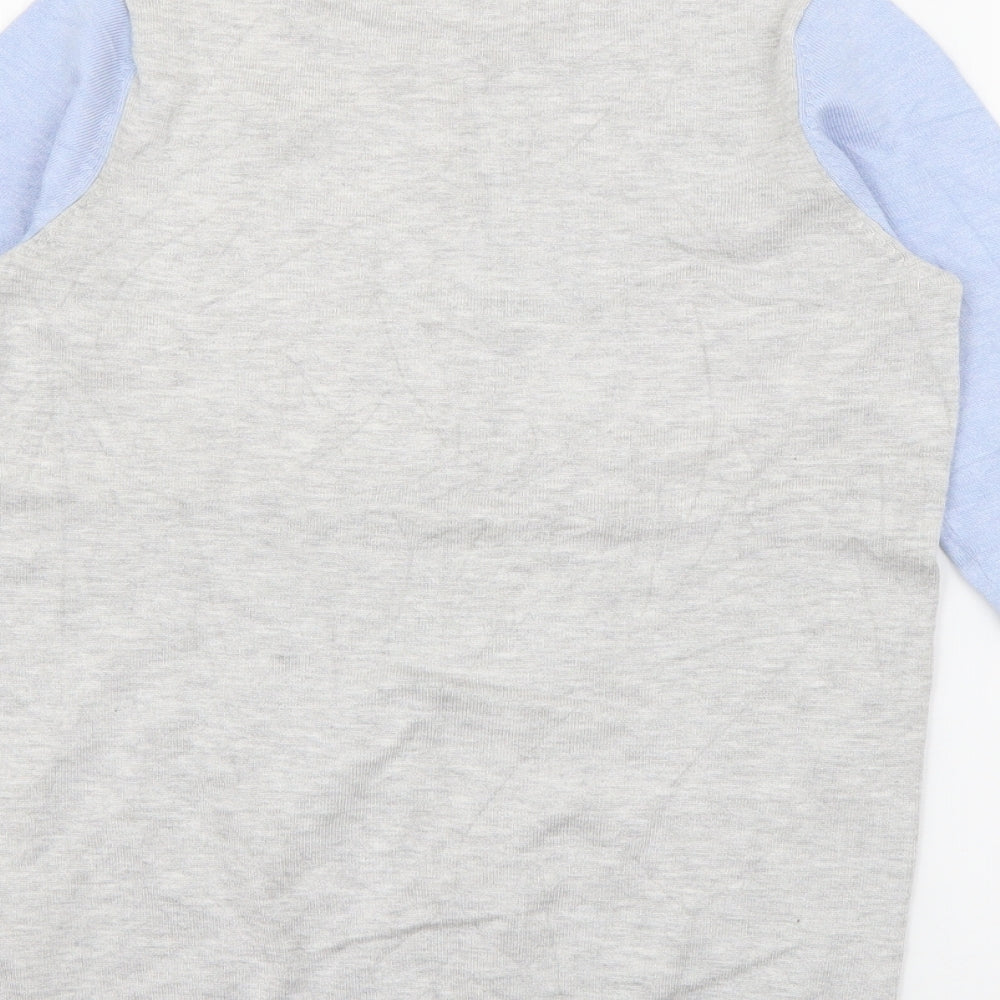 Womens UK Size 8 M&Co Blue Pullover Jumper